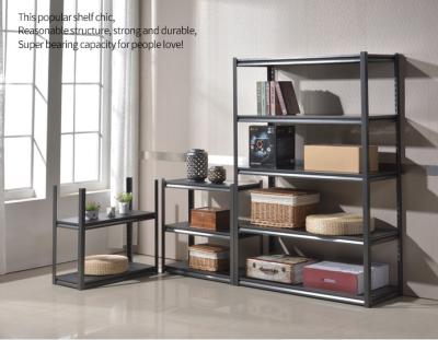 China Matte Surface Metal Frame Shelving / Metal Adjustable Shelving System For Home for sale