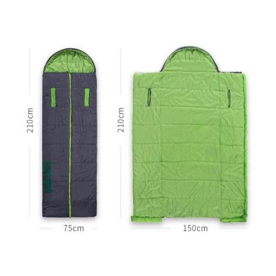 China Envelope Type Thin Mat Travel Camping Bed For Adult Children Outdoor Camping Hiking Play Cotton Polyester Cloth Sleeping Bag for sale