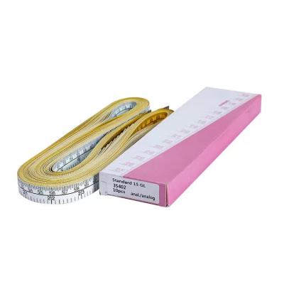 China Eco-friendly 60 Inch 1.5M Yellow Tailor Measuring Tape Flexible Measuring Tape for sale