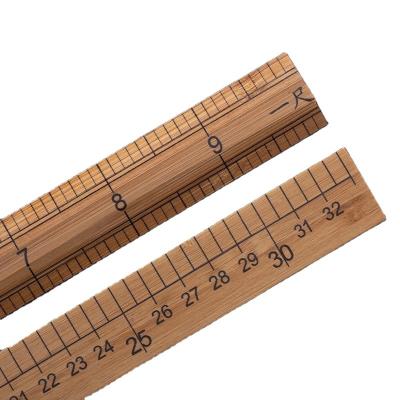 China Streight Ruler Bamboo Foot Wooden Ruler For Making Clothes Measuring Version Feet Cut A Ruler Measuring Sewing Tools for sale