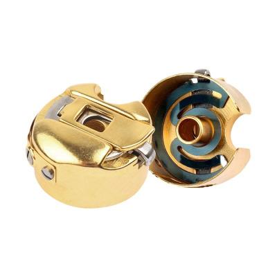 China Garment Shops Golden Sewing Machine Spare Parts Bobbin Case For Single Needle Lockstitch Machine for sale