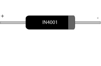 China 1A Plastic Silicon Rectifier Diode 1N4001 With Rectifier Reverse Voltage 50V for sale