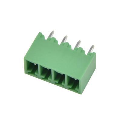 China Laag Voltage pluggable eindblok/3,81 van Hoogtemm Schakelaar 2 polen ~ 24 Te koop