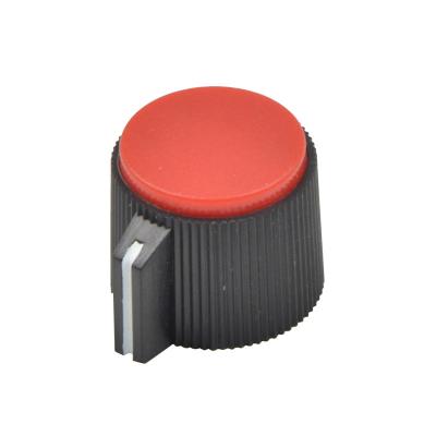 China Plastic Potentiometer Knobs , Rotary Potentiometer Knobs With Marker Line for sale