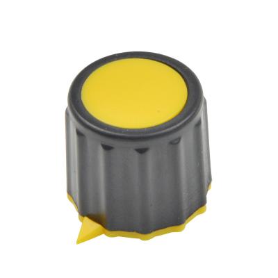 Chine La pédale a moleté les petits boutons de potentiomètre/taille en plastique Φ20.5×19.6mm de boutons de potentiomètre à vendre