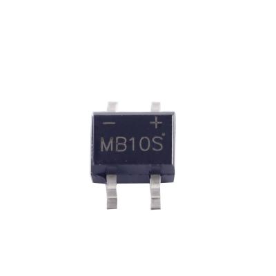 China MB10S 0.5A 1000V Silicon Rectifier Diode Single Phase Bridge Rectifier for sale