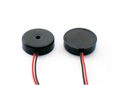 China Black 12v Piezo Buzzer / Passive Piezo Buzzer Φ14*4mm 10V External Drive Type for sale