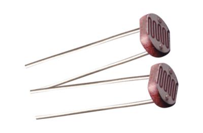 China Professional Passive Electronic Components Φ7mm Light Dependent Resistor Sensor LDR for sale