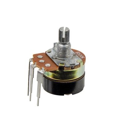 China Pin Type Carbon Composition Potentiometer With Switch Dimmer Switch Speed Controller for sale