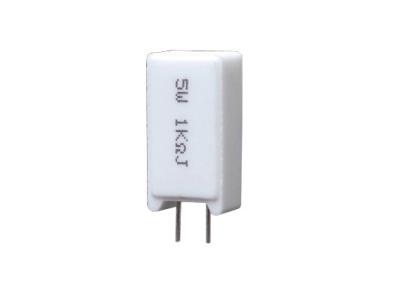 China 20W Passive Electronic Components SQM Vertical Ceramic Wire Wound Power Resistors for sale