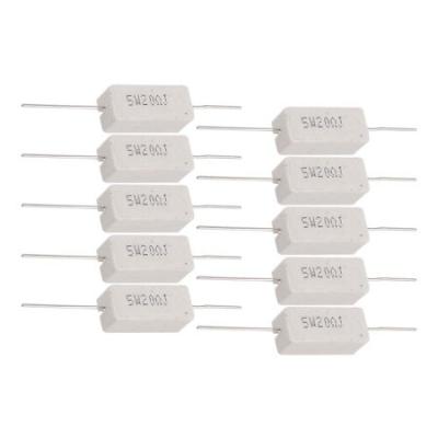 China Axial Type Cement Ceramic Wire Wound Power Resistors SQP Tolerance 5% for sale