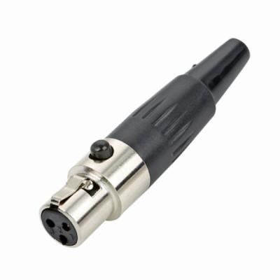 Chine Le mini connecteur audio femelle de XLR 3Pin pour le microphone câble l'adaptateur à vendre