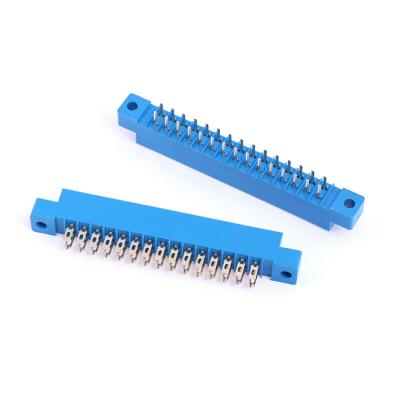 China PCB Mounted Small Electrical Connectors Card Edge Connector Solder Type for sale