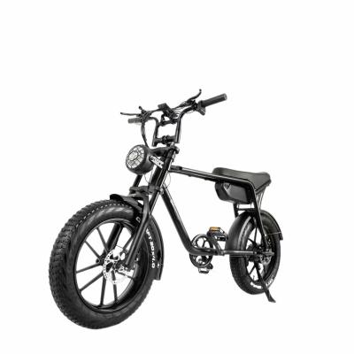 China Aluminum Alloy Warehouse K20 500w 750w Electric Bicycle With Hydraulic Brake Fat Tire Electric Bike For Sale for sale