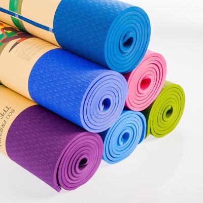 China Tape Factory Eco Friend Tape Sports Fitness Thickened Non-slip Shock Absorption Dance Jumping Mat Yoga Mat Wholesale for sale