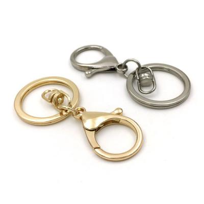 China Metal Stainless Steel Metal Keychain With Chain for sale