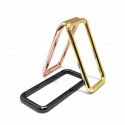 China Rectangular Connector For Fashion Handbags Available Colorful Rectangular Connector Women Hand Buckle Fashion Square Bags Accessories for sale