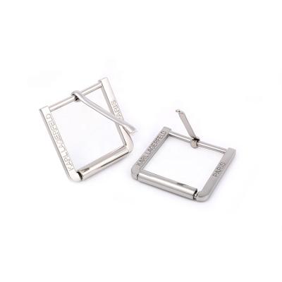 China Wholesale Custom Shiny Logo High Quality Zinc Alloy Pin Belt Buckle for sale