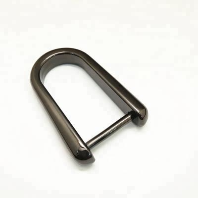 China FOR BAG Metal D Ring With Screw For Leather Bag Accessories D Clip for sale