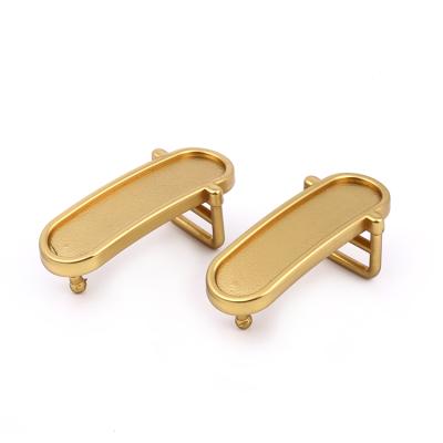 China Factory direct supply custom metal belt buckle zinc alloy long bow women's belt buckle for sale