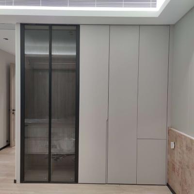 China (Height)Adjustable Manufacturers Directly Supply Plywood PET Panel Free Structure Custom Wardrobe for sale