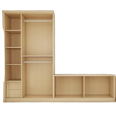 China Modern Custom Open Wardrobe Wardrobe Clothes Cabinet Wooden Portable Wardrobe for sale