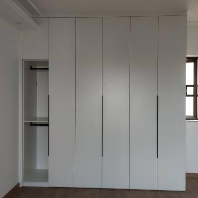 China 4 Doors(Size) Cabinet White Bedroom Wardrobe Furniture Nordic Luxury Adjustable Home Simple Wooden Storage Wardrobe for sale