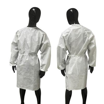 China Cheap Price Water Proof Protection Sms Disposable Yellow 3AM Level Gown For Adult for sale