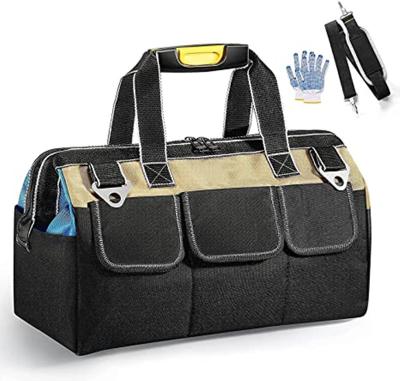 China Waterproof Nylon Tool Belt Polyester Leather Canvas Rolling Roll Up Electrician Folding Waist Tool Bag Eva Tool Bag Garden Tool Bag for sale