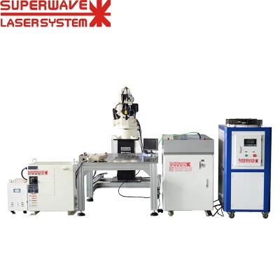 China Automatic Factory 6 Axis Welding Robot Arm 500W Industrial Robotic Fiber Laser Welding Machine for sale