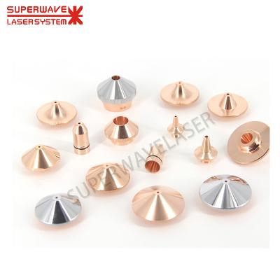 China Single and Double Laser Cutting Machine High Quality Laser Cutting Nozzle Beaks for Fiber Laser Cutting Machine for sale