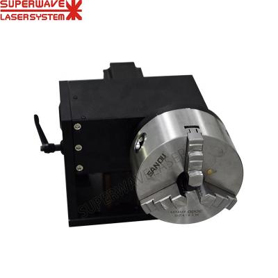 China CNC Rotary 3 Axis Rotary Table 4th Jaw Chuck Hollow Shaft for sale