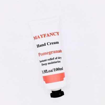 China Factory Wholesale MAYFANCY Whitening Moisturizing Fruit Fragrance Pomegranate Hand Hydration Cream for sale