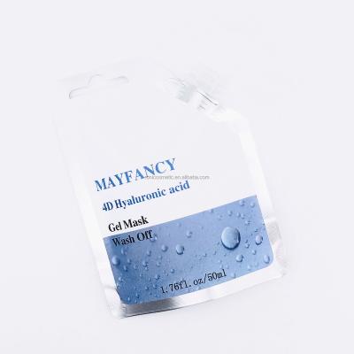 China Moisturizer Factory Wholesale MAYFANCY Hydration Hydrate Exfoliating Anti-wrinkle Hyaluronic Acid 4D Gel Anti Aging Firming Mask for sale