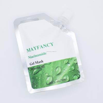 China MAYFANCY Factory Wholesale Moisturizer Moisturizing Exfoliating Anti Aging RejuvenatingWhitening Anti Wrinkle Niacinamide Gel Mask for sale