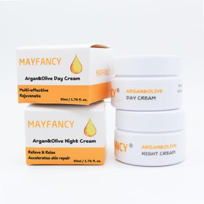 China Manufacturer Mayfancy OEM ODM Anti Aging Skin Care Hydrating Hydrating Anti Aging Vegan Argan Olivl Face Cream Oxidant Anti Wrinkle for sale