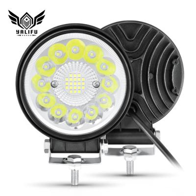 China Off Road Automotive Industry Fog Light LED 4.3inch Low Round Spot Light Driver-Beam Automotriz Car Truck 12-30V Work Light for sale