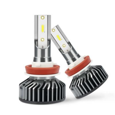 China Automobile Lamp Auto Lighting System F2 Auto Led H4 H7 H111860 Chip Bulbs Led Headlight Bulb 8000lm for sale