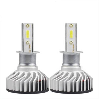 China High Bright Led Headlight 50W F2 h1 h3 h4 h7 Aluminum DOB Chip 8000LM 6000K 12v 24v Silver Silver Car Led Bulb For All Cars for sale