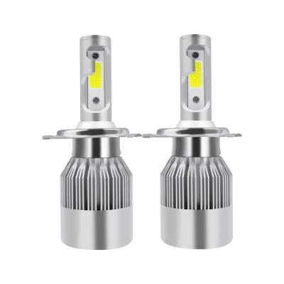 China C6 Car Led Universal Cars 9007 H4 H7 H11 Car Accessories Headbulbs Auto Headlight Chips COB 9005 9005 for sale