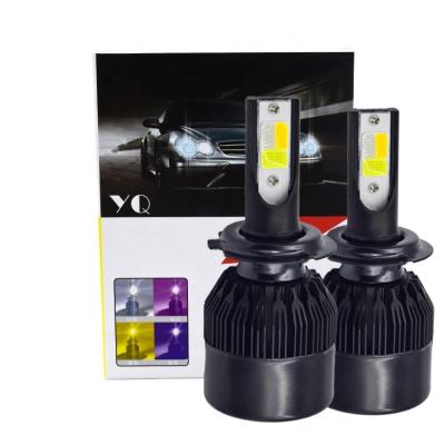 China Aluminum lux led Para vehculos 36W h1led bulbs headlight for car vehicles COB H7 H13 H11 for sale