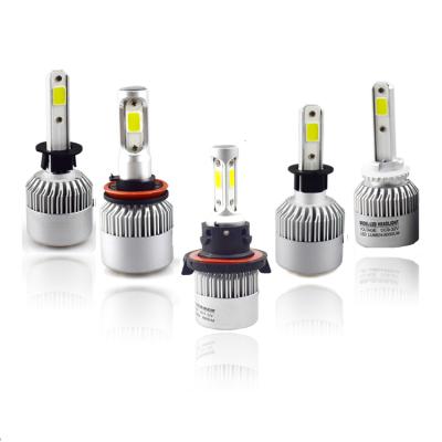 China Yalifu factory hot sale white led bulb s2 cob chip auto parts led light head lamp led headlight bulbs of universal h1 h3 h4 h7 h11 for sale