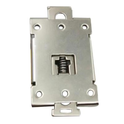 China Sealed Din Rail Fixed Single Phase Solid State Relay Clip Flange Solid State Relay Holder Heatsink Bracket Clip for sale