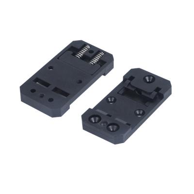 China Din Rail 35mm Width DIN Guide Rail Nylon Spring Buckle Clasp for sale