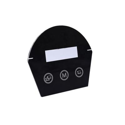 China Industrial Device China-made Tactile Touch Switch Crystal Acrylic Panel Membrane Switch Button for sale