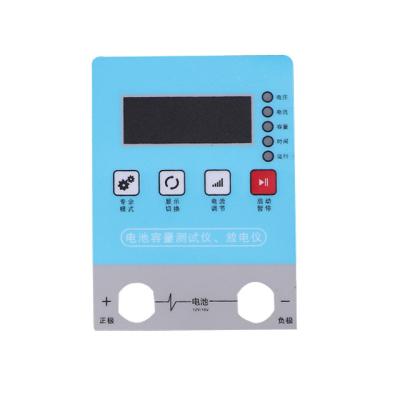 China Industrial Device Led Membrane Switches Show Printing Keyboard PC Lexan Sticker Label Overlay Graphic Overlayfront for sale