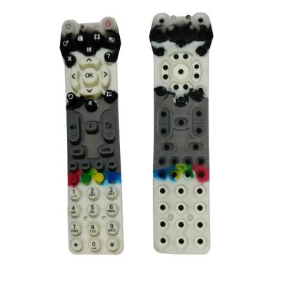 China Durable Custom Keypads Silicone Rubber Keypad Keypad For TV Remote Controller for sale