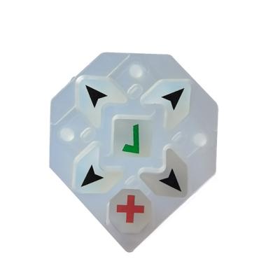 China Silicone Rubber Durable Transparent Conductive Button Keypads Customized For LCD Graphic Display for sale