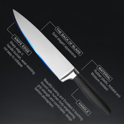 China 14116 Kitchen Accessories Stainless Steel Chef Knife Disposable German Cleaver Knife for sale