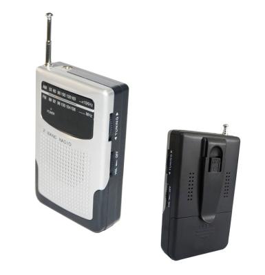 China With Belt Clip On Back Good Sound Quality Music Speaker AM FM Wireless Pocket Radio for sale